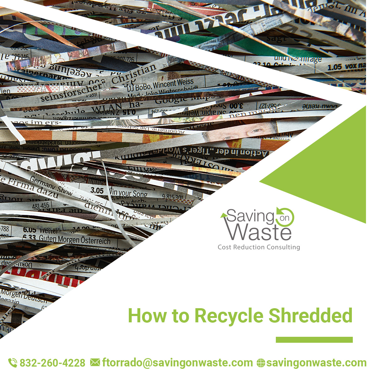 30 How to Recycle Shredded Paper