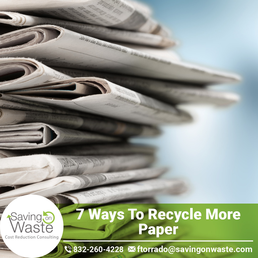 19 7 Ways To Recycle More Paper