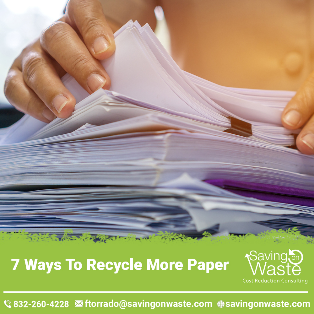 12 7 Ways To Recycle More Paper